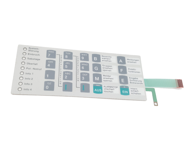 Membrane key switch